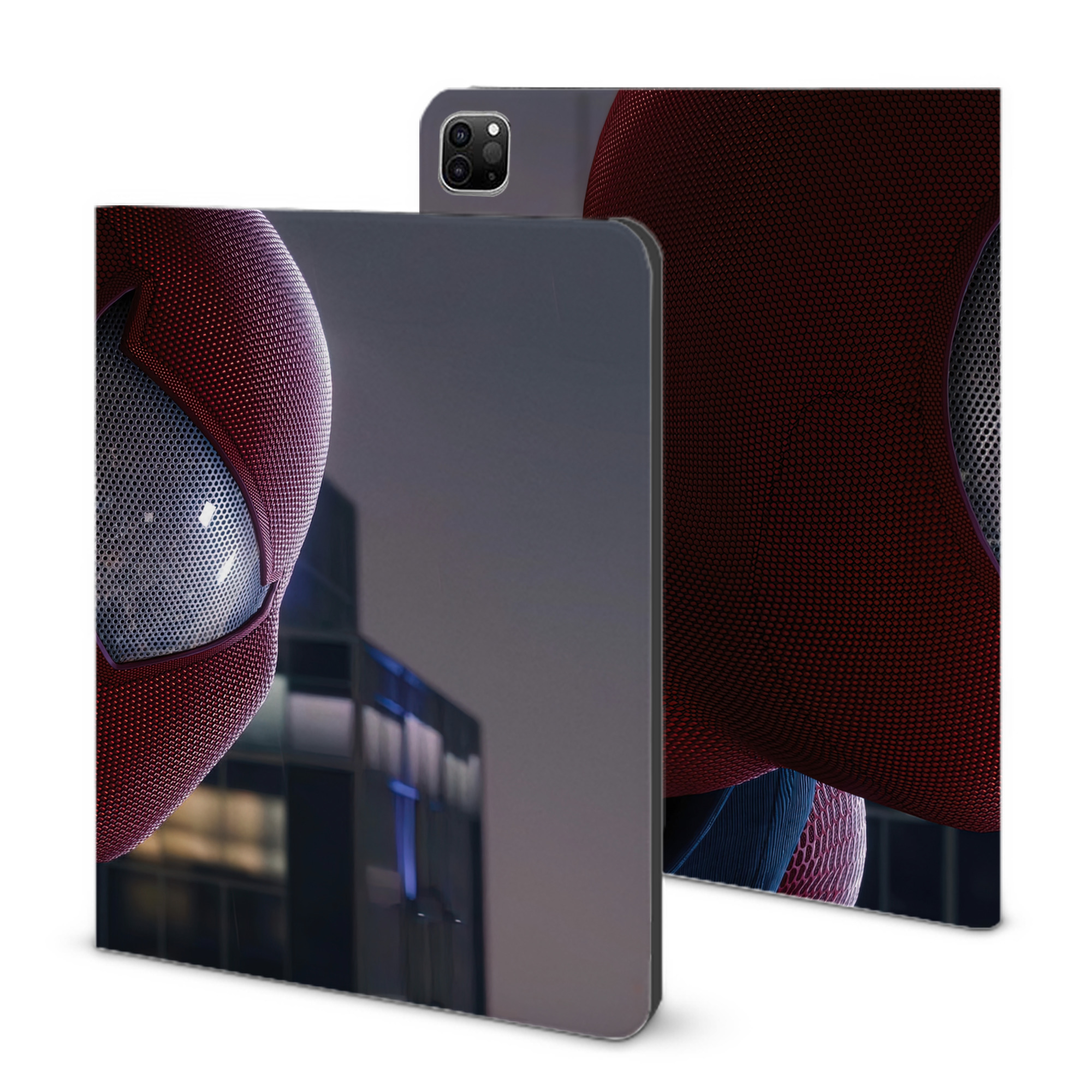 （画像用） Spider Man スパイダーマン IPad ケース ブック型 PUレザー TPU 耐衝撃 軽量 薄型 ペン収納なし 全面保護 IPad 各モデル対応